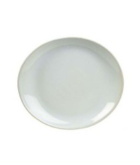 Rustic White Terra Stoneware Oval Plate 29.5cm x 26cm